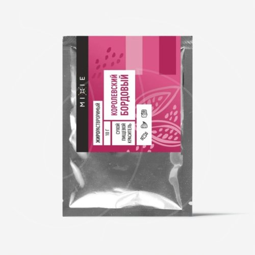 Краситель пищевой сухой жирорастворимый MIXIE "Королевский бордовый" 10 г 25061