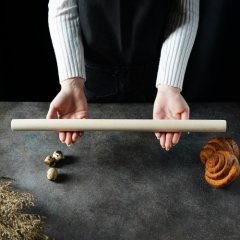 Скалка деревянная 50 см 4808516