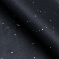 Бумага упаковочная Тишью "Конфетти" Чёрная 9618343